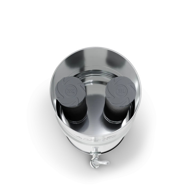 Edelstahl-Wasserfilter, MINI STAR 5,6 l, Filterung durch Schwerkraft