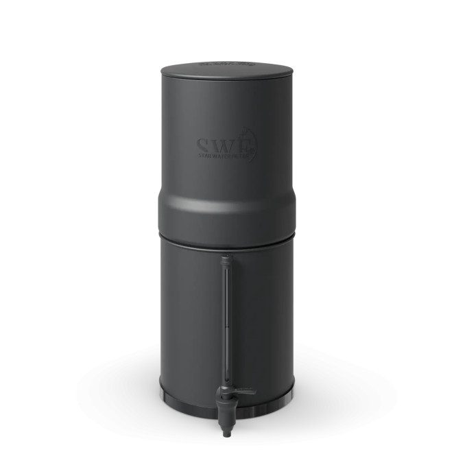 Filtro de agua por gravedad, negro mate BIG STAR 8,5 l