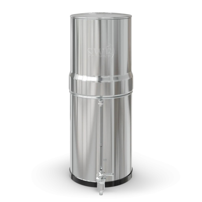 Edelstahl-Wasserfilter mit Schwerkraft SUPER STAR 12,3 l