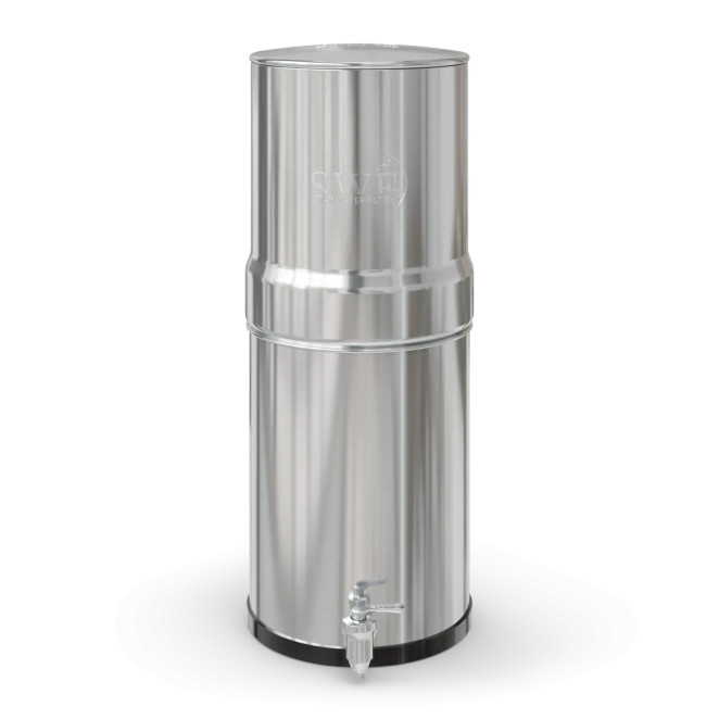 Edelstahl-Wasserfilter mit Schwerkraft SUPER STAR 12,3 l