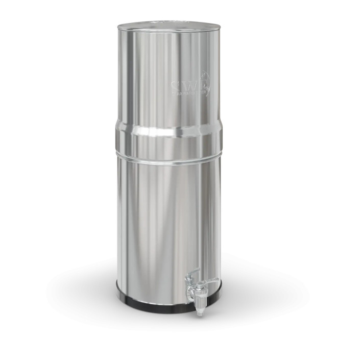 Edelstahl-Wasserfilter mit Schwerkraft SUPER STAR 12,3 l