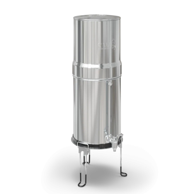 Edelstahl-Wasserfilter mit Schwerkraft SUPER STAR 12,3 l