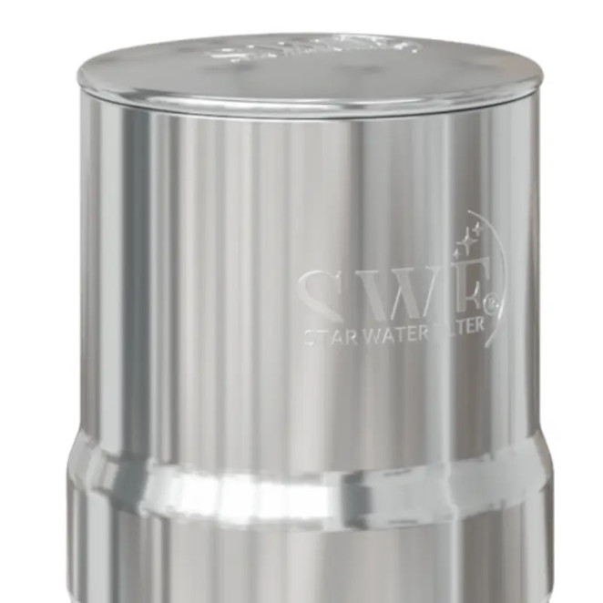 Edelstahl-Wasserfilter mit Schwerkraft SUPER STAR 12,3 l