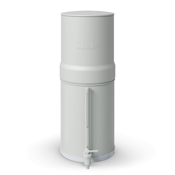 Wasserfilter cremeweiß matt SUPER STAR 12,3 l