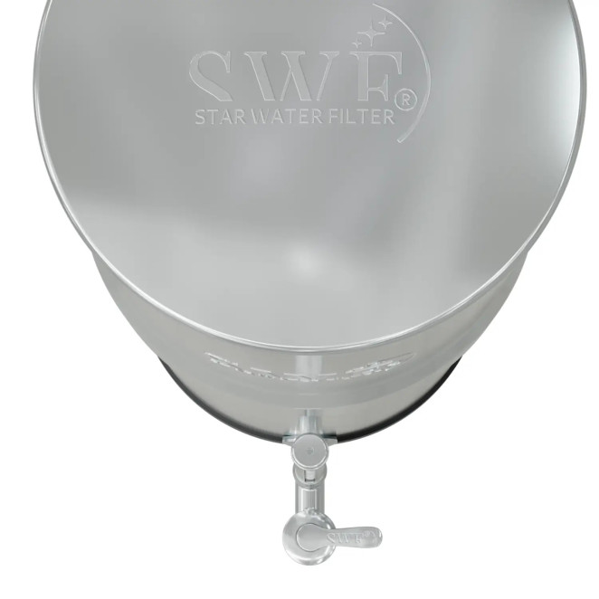 Füllstandanzeigehahn, Wasserfilter SWF® - Edelstahlausführung