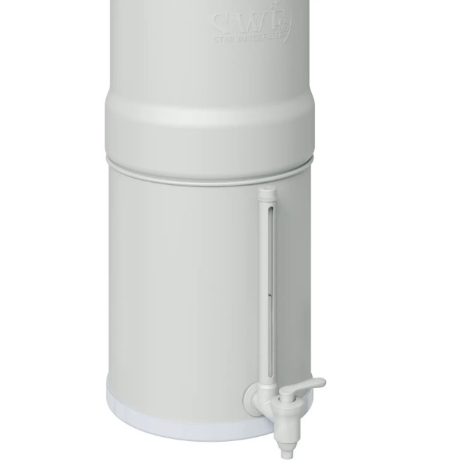 Füllstandshahn, Wasserfilter SWF® – Ausführung creme matt