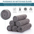 Super Cleaner – Doppelseitiges Edelstahl-Reinigungstuch aus Nanofasern