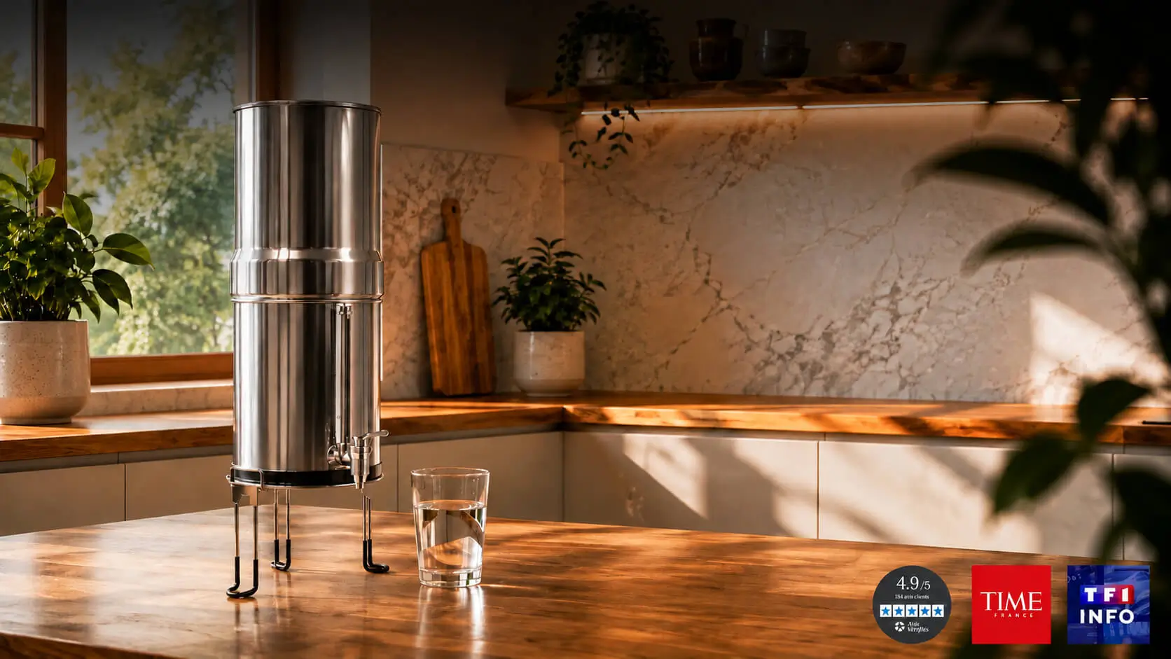 Star Water Filter® — The gravity-fed water filter, designed to exacting standards.